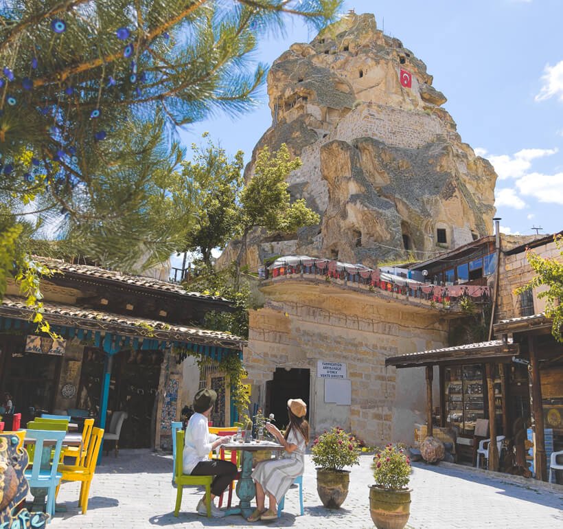 cafe near Ortahisar Castle