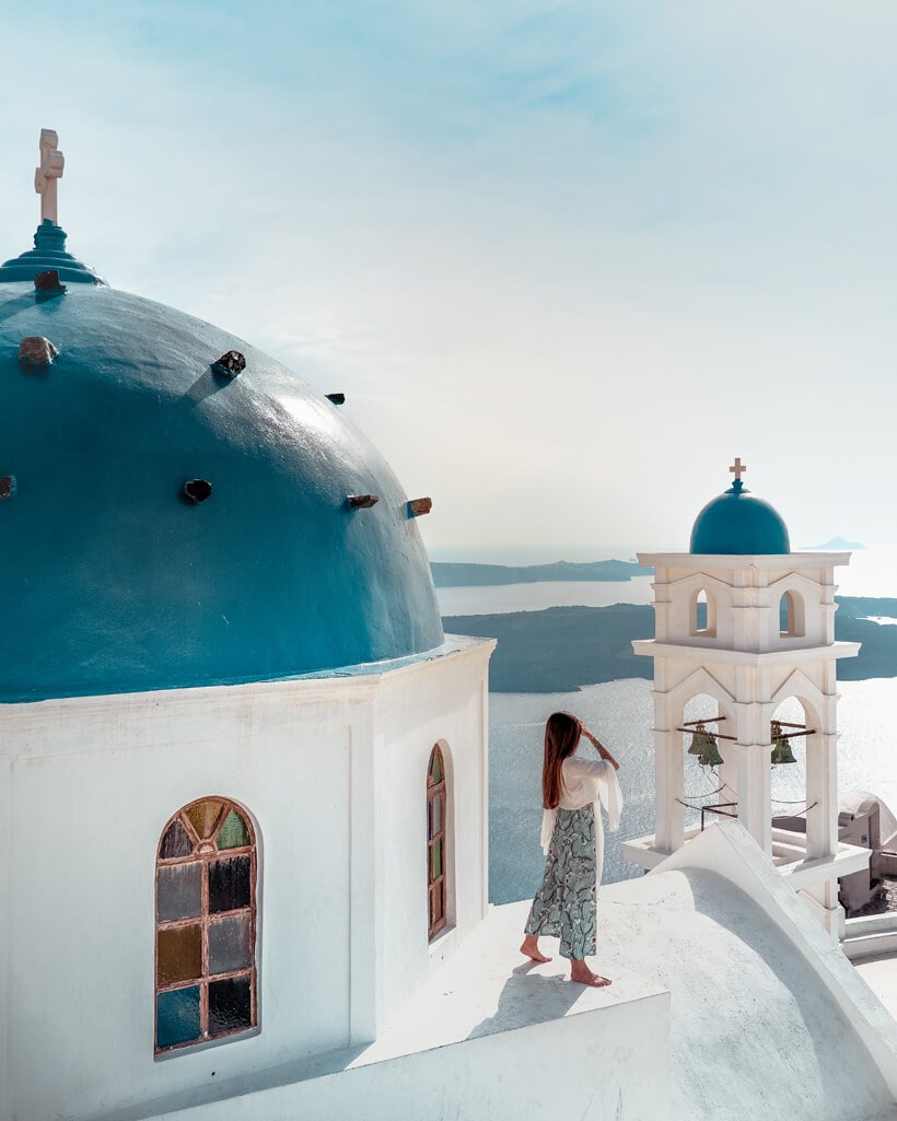 on the top of the Anastasi church