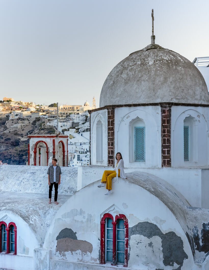 Old Church in Thira
